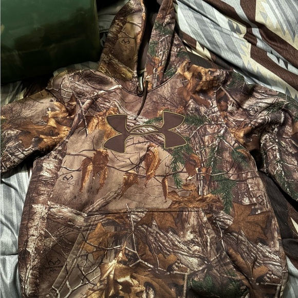 Under Armour Woodland Camo Hoodie - Picture 1 of 1